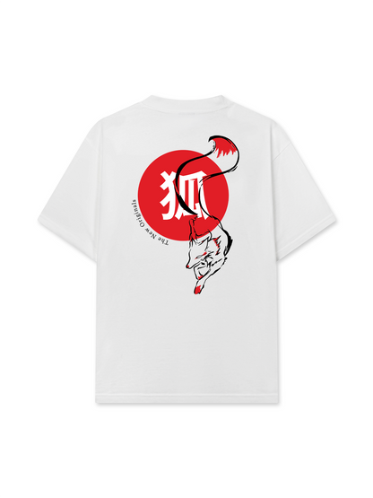 Áo Thun Relaxed Fit Japan Spirit Kitsune