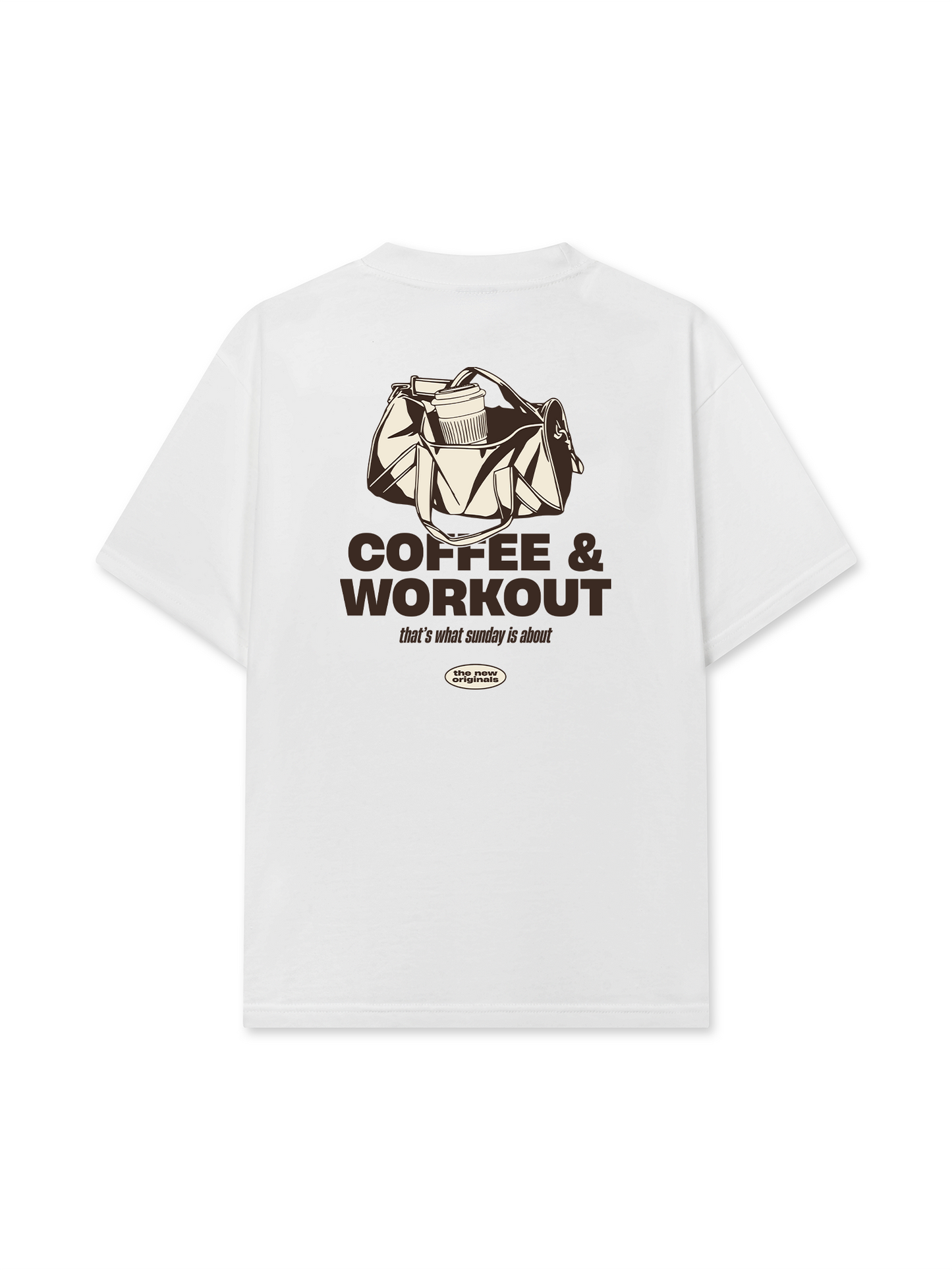 Áo Thun Relaxed Fit Coffee & Workout