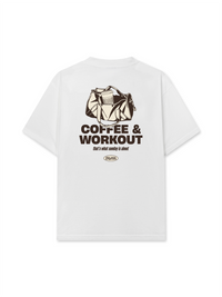Áo Thun Relaxed Fit Coffee & Workout