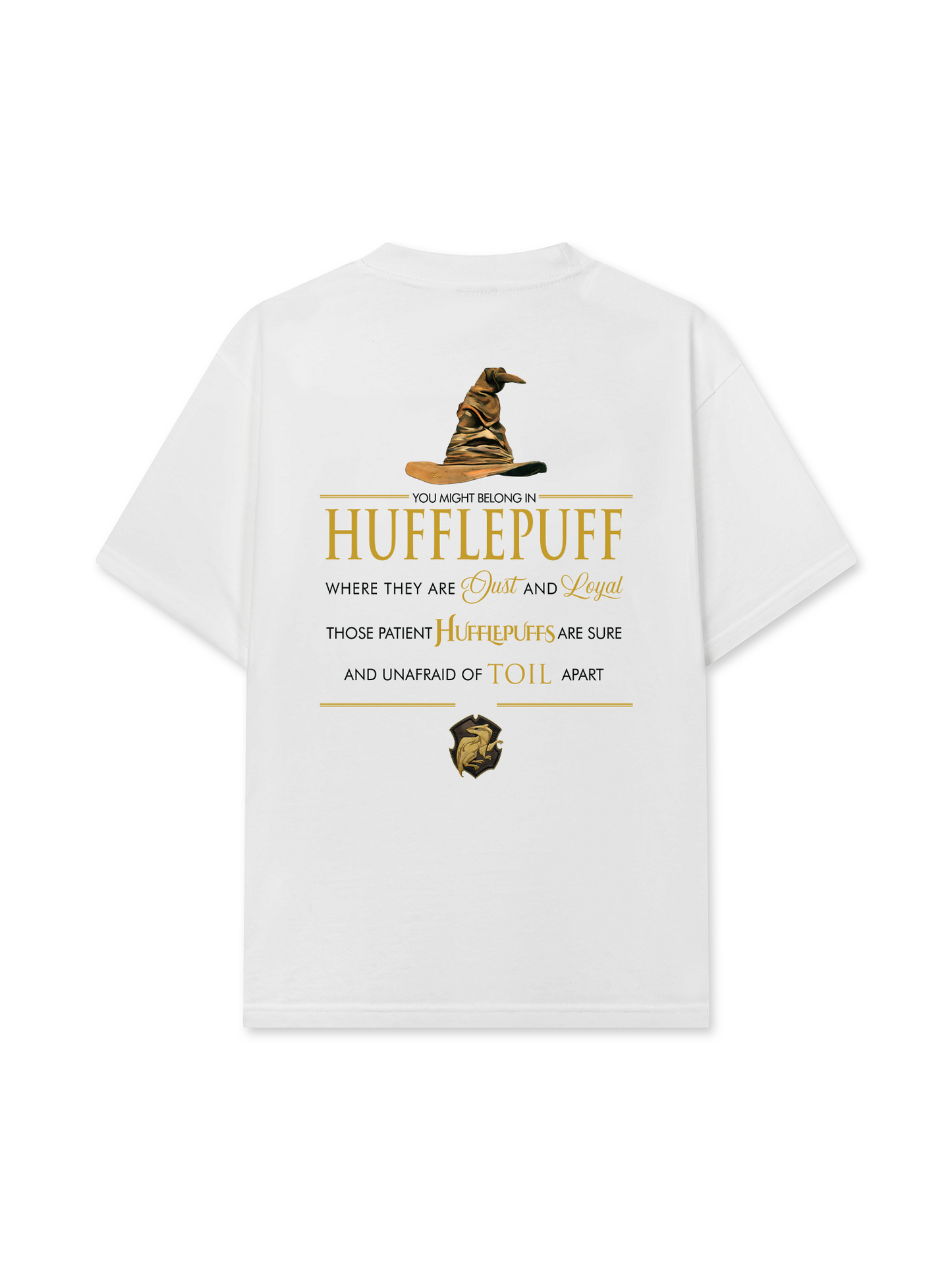 Áo Thun Relaxed Fit Hufflepuff Chosen