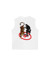 Áo Ba Lỗ Relaxed Fit Japan Spirit Tiger And Black Panther