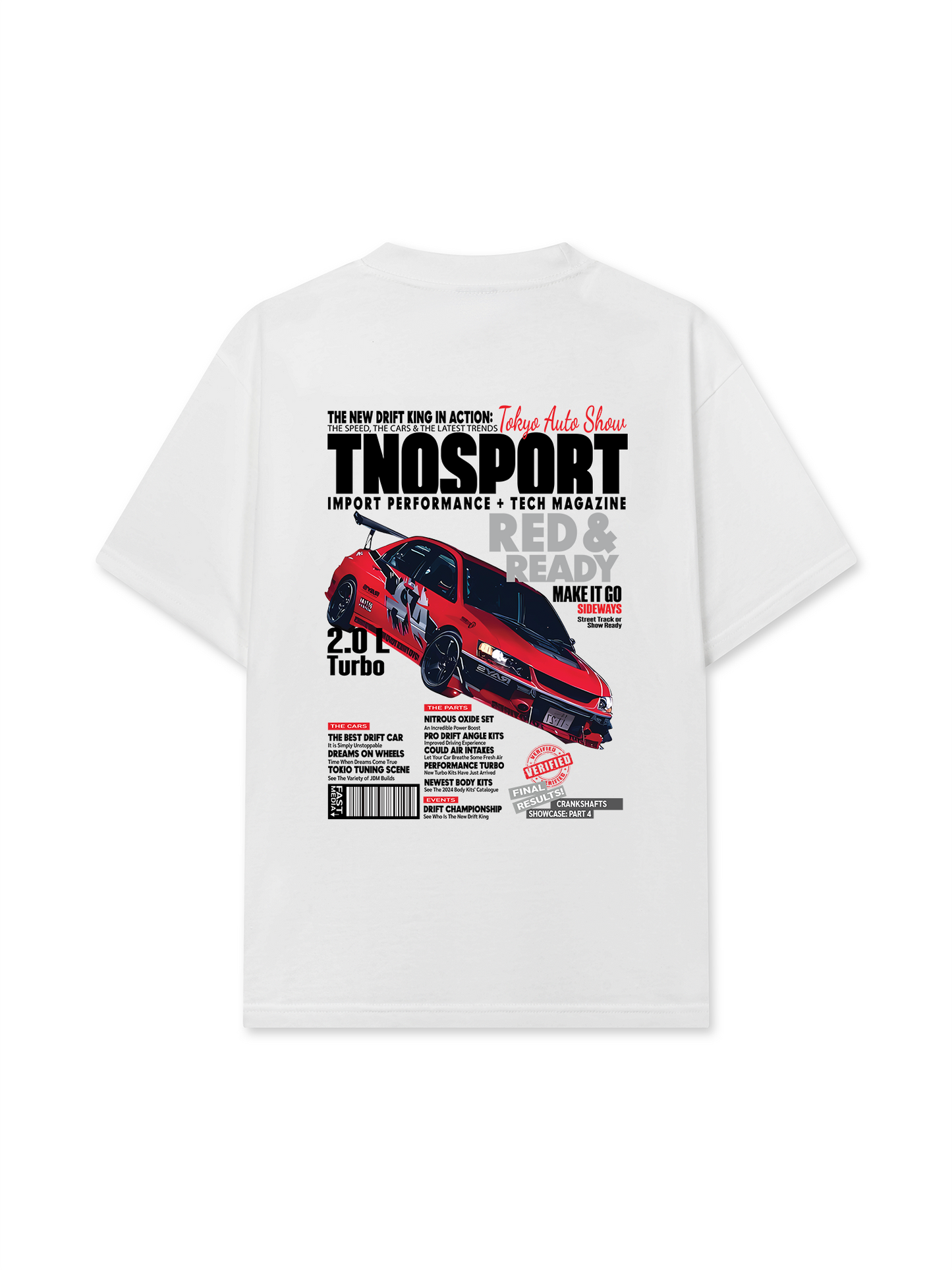 Áo Thun Relaxed Fit CAR Orginals Sport Red
