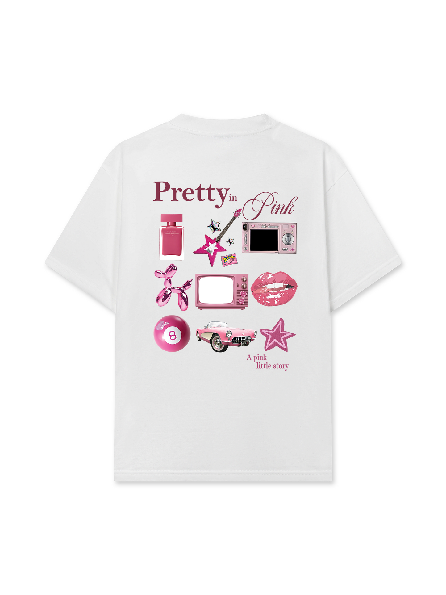 Áo Thun Relaxed Fit Pretty In Pink - A Pink Little Story
