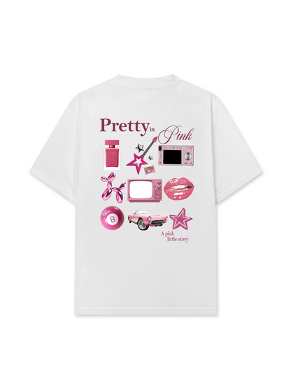Áo Thun Relaxed Fit Pretty In Pink - A Pink Little Story
