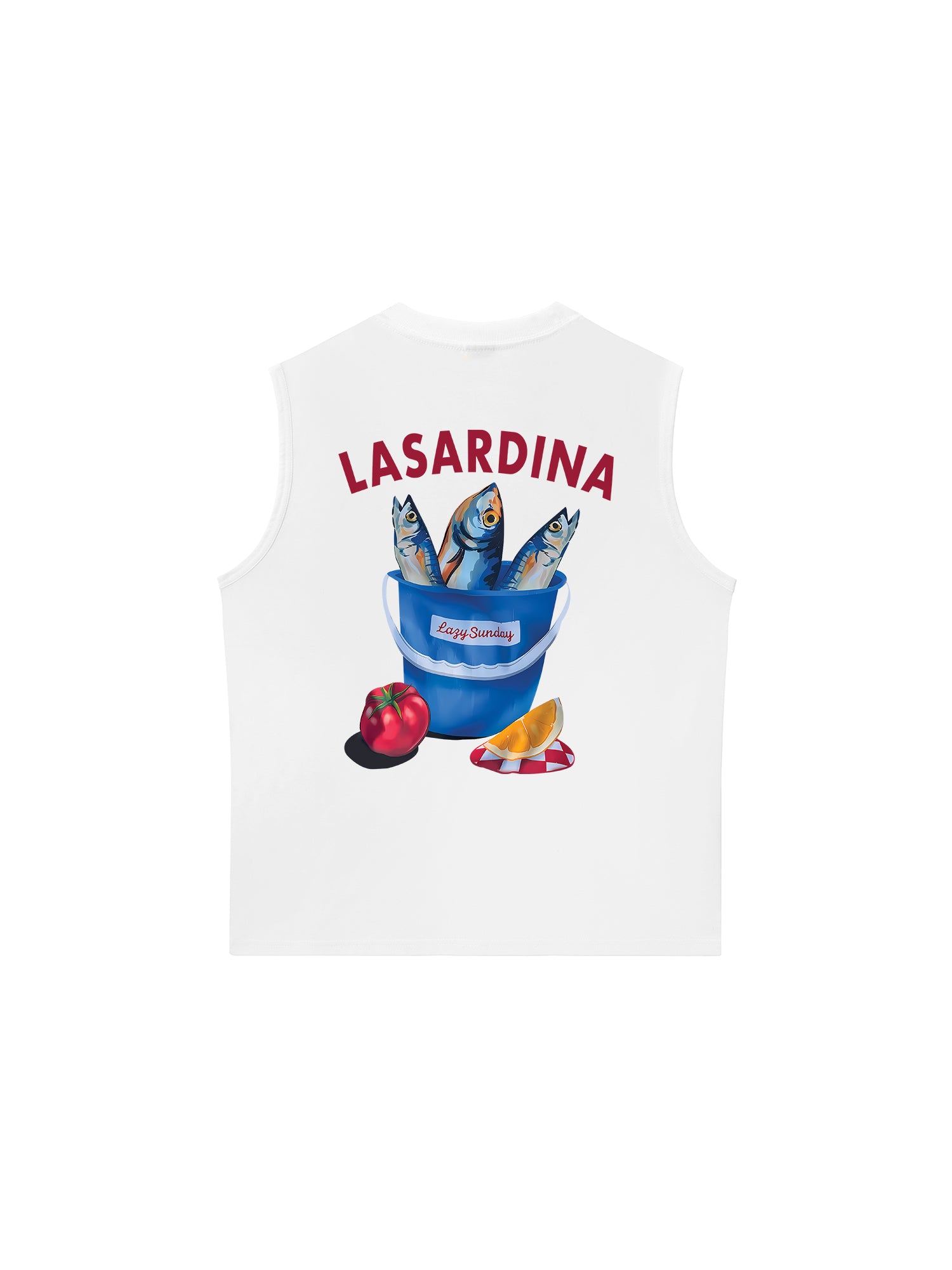 Áo Ba Lỗ Relaxed Fit Ocean Lasardina