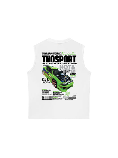 Áo Ba Lỗ Relaxed Fit CAR Orginals Sport Green