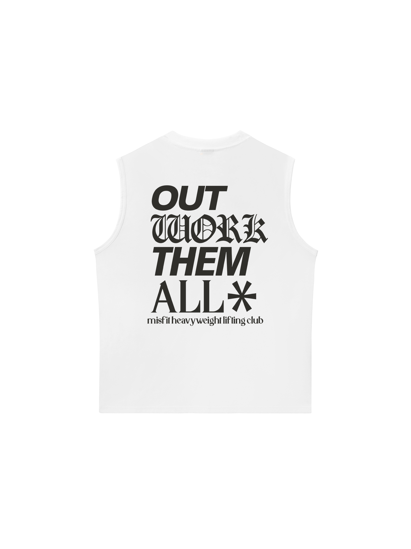 Áo Ba Lỗ Relaxed Fit Out Work Them All