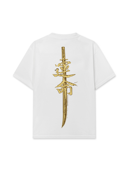 Áo Thun Relaxed Fit Japan Spirit Yellow Katana