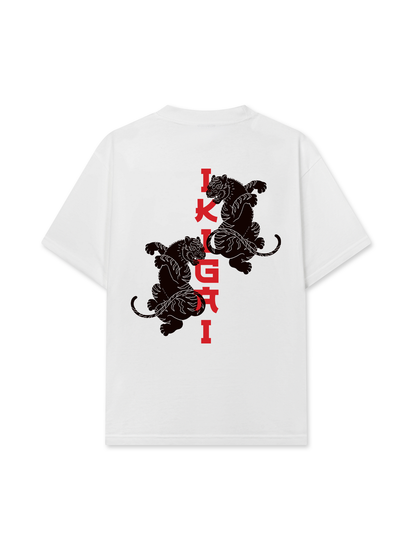 Áo Thun Relaxed Fit Japan Spirit Ikigai Tiger