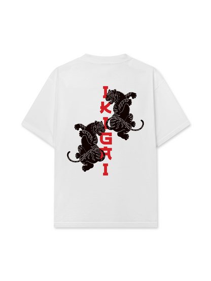 Áo Thun Relaxed Fit Japan Spirit Ikigai Tiger