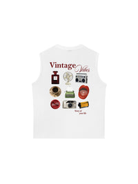 Áo Ba Lỗ Relaxed Fit Vintage Vibes - Story Of Your Life
