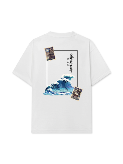 Áo Thun Relaxed Fit Janpan Sea