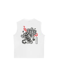 Áo Ba Lỗ Relaxed Fit Japan Spirit Fire Tiger