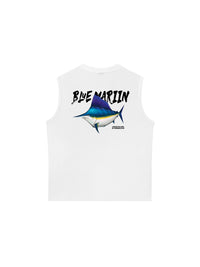 Áo Ba Lỗ Relaxed Fit Ocean Blue Mariin