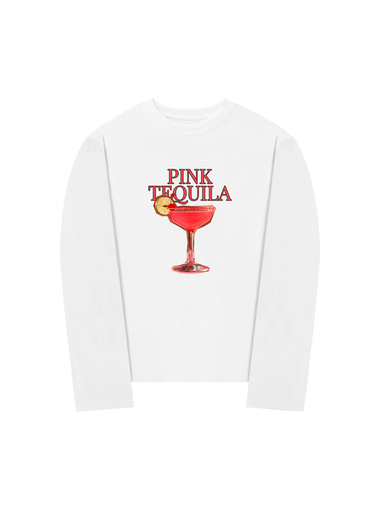 Áo Thun Dài Tay Fresh Pink Tequila