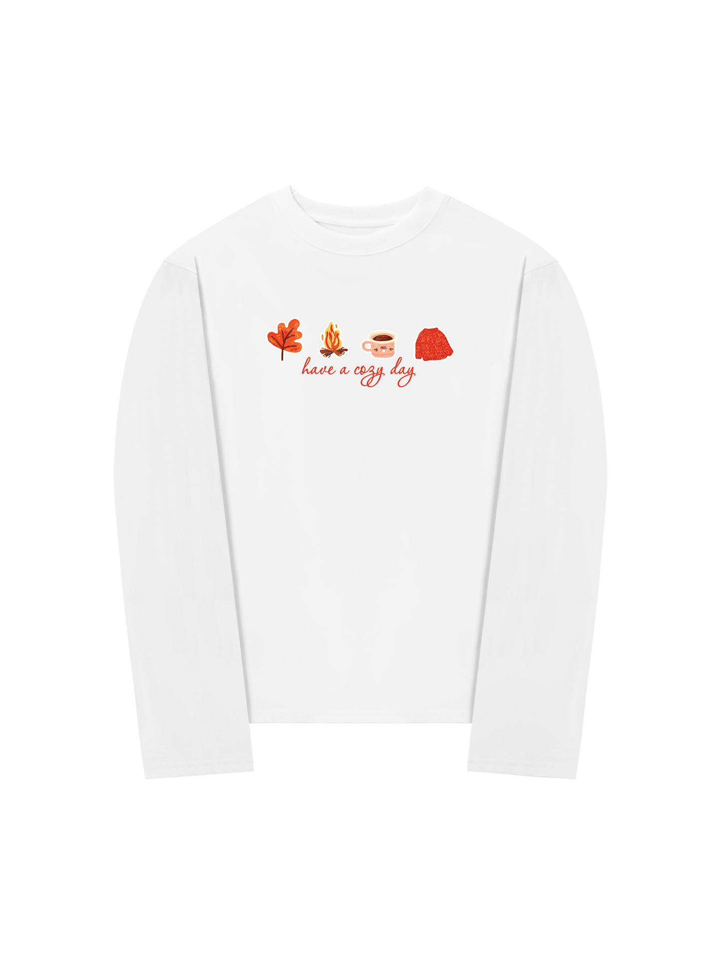 Áo Thun Dài Tay Autumn Vibes Have a Cozy