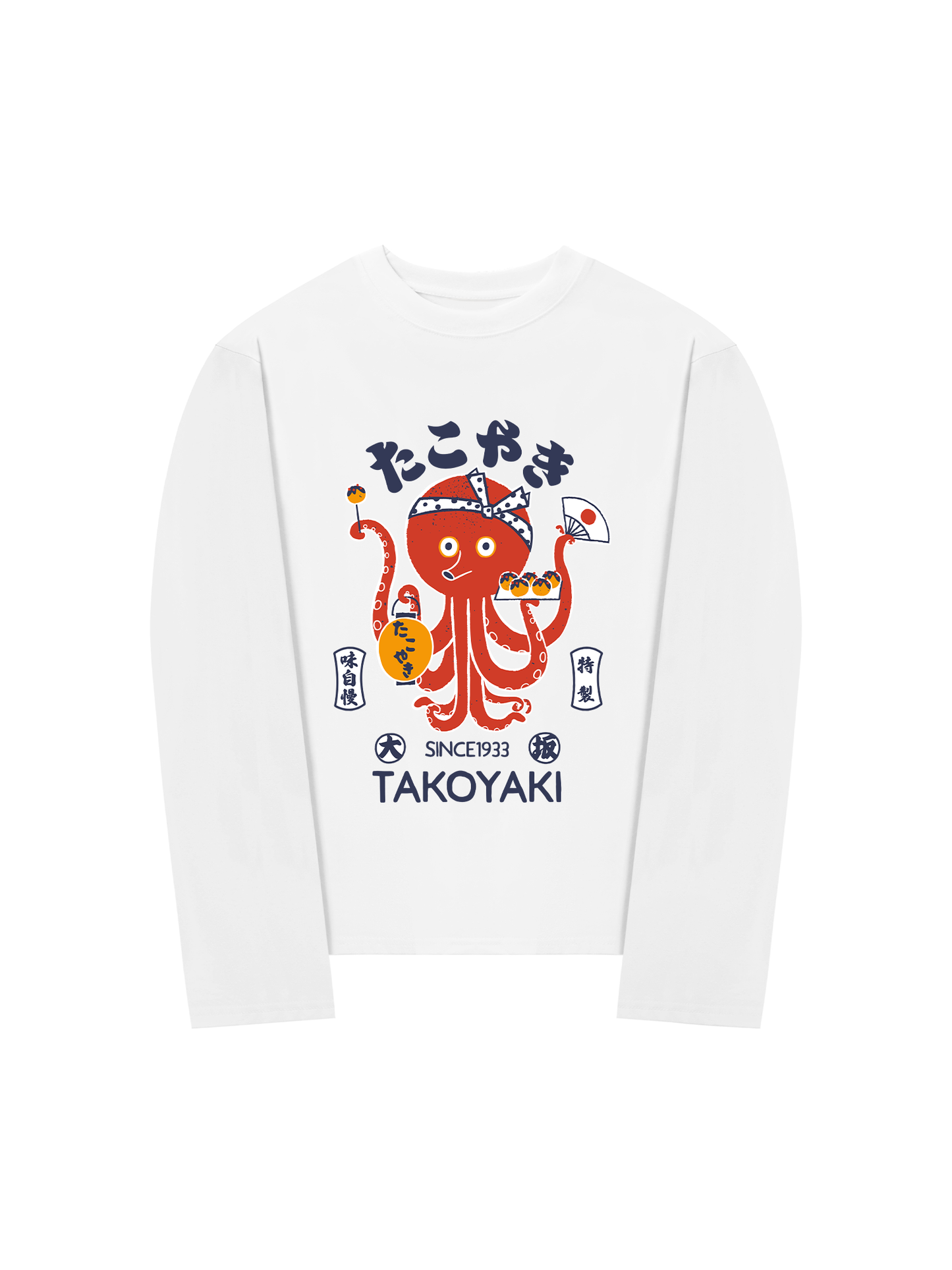 Áo Thun Dài Tay Takoyaki Chan