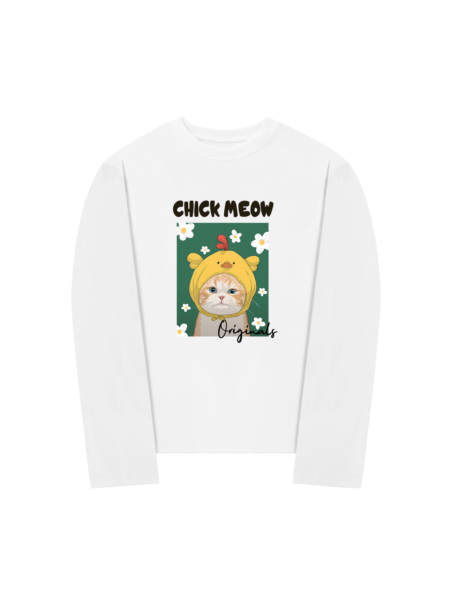 Áo Thun Dài Tay Chick Meow
