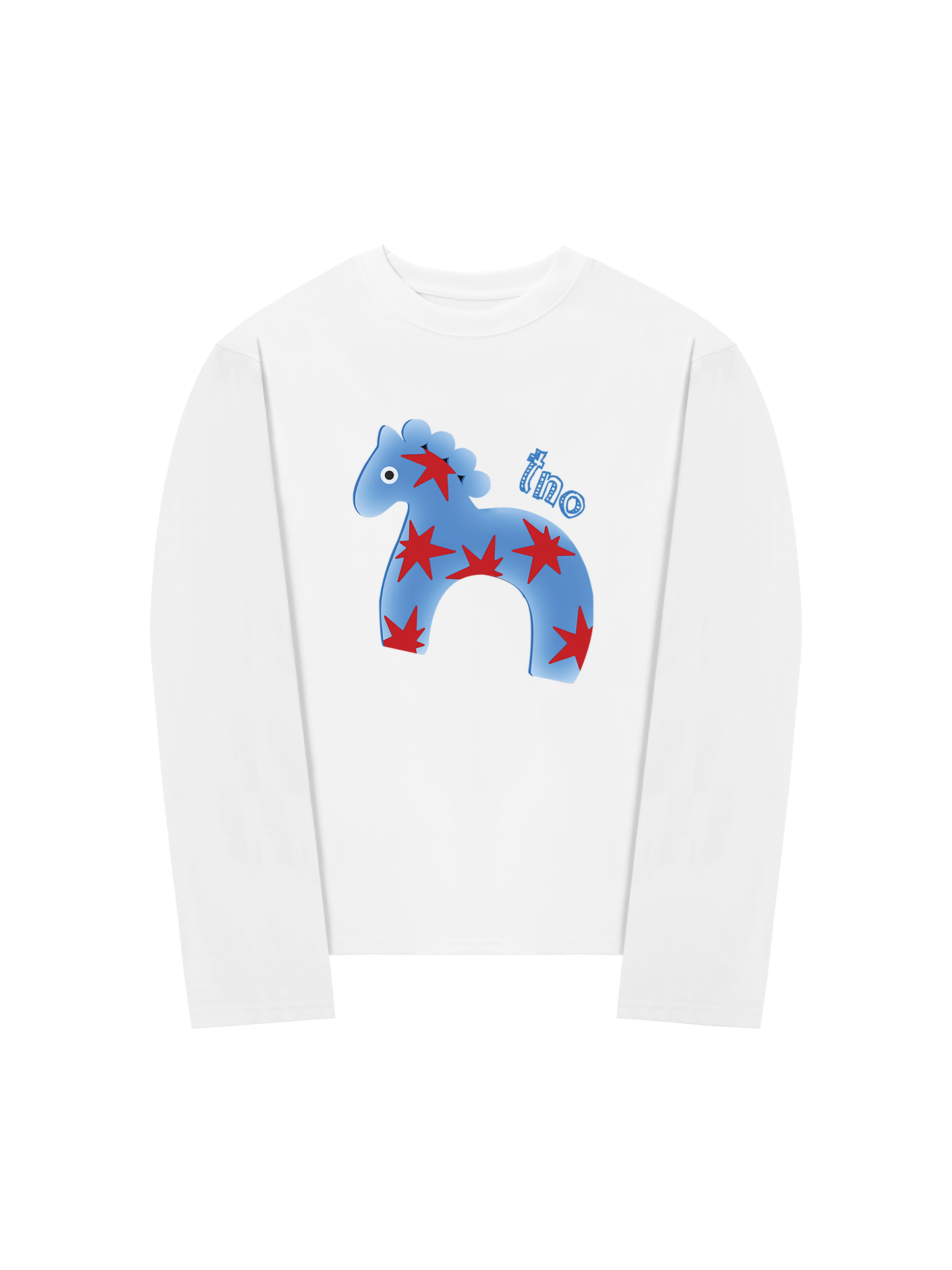Áo Thun Dài Tay 26 - Blue Horse