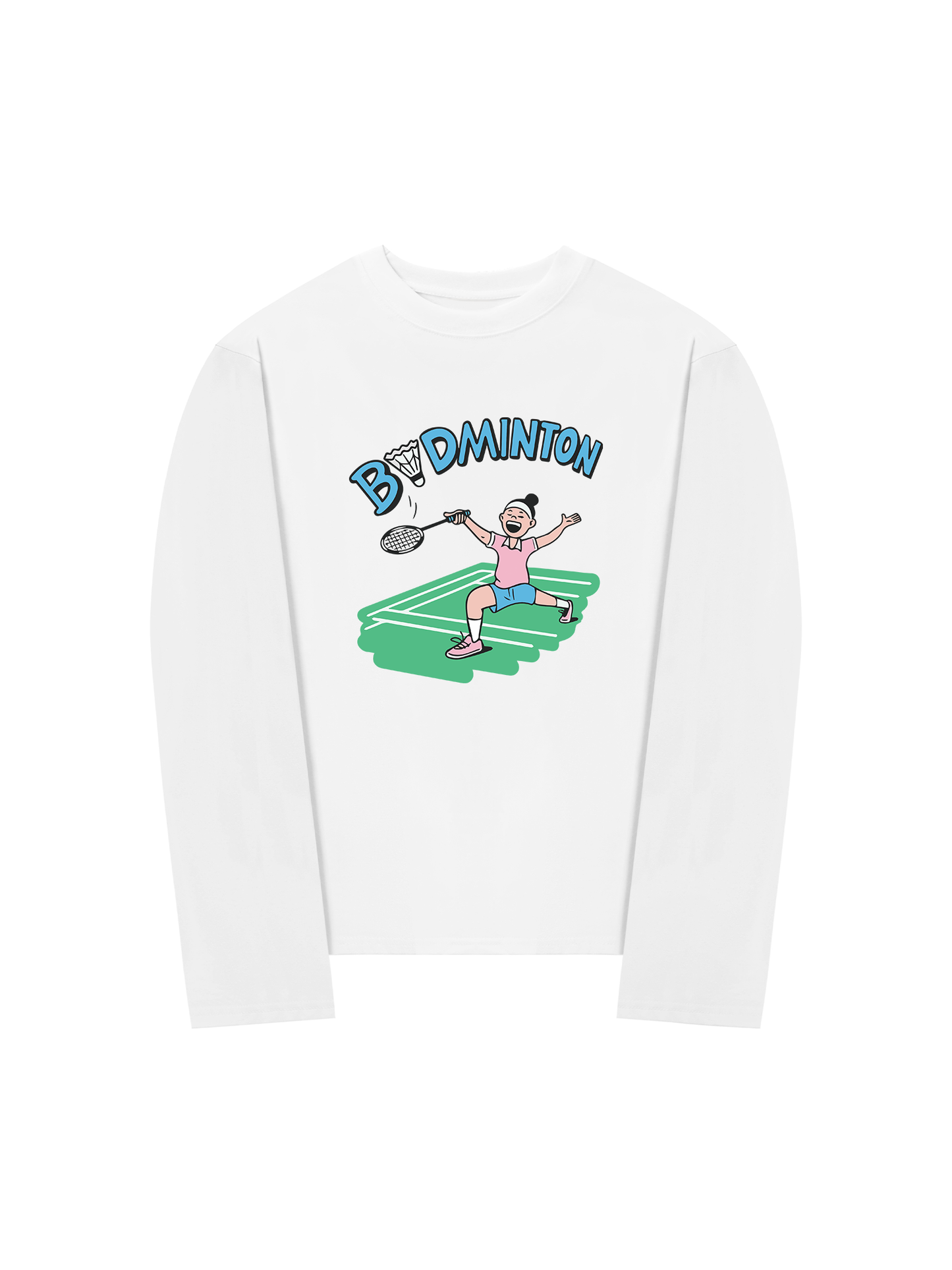 Áo Thun Dài Tay Badminton