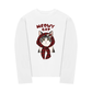 Áo Thun Dài Tay  Meowy Cat Red Xmas Plaid