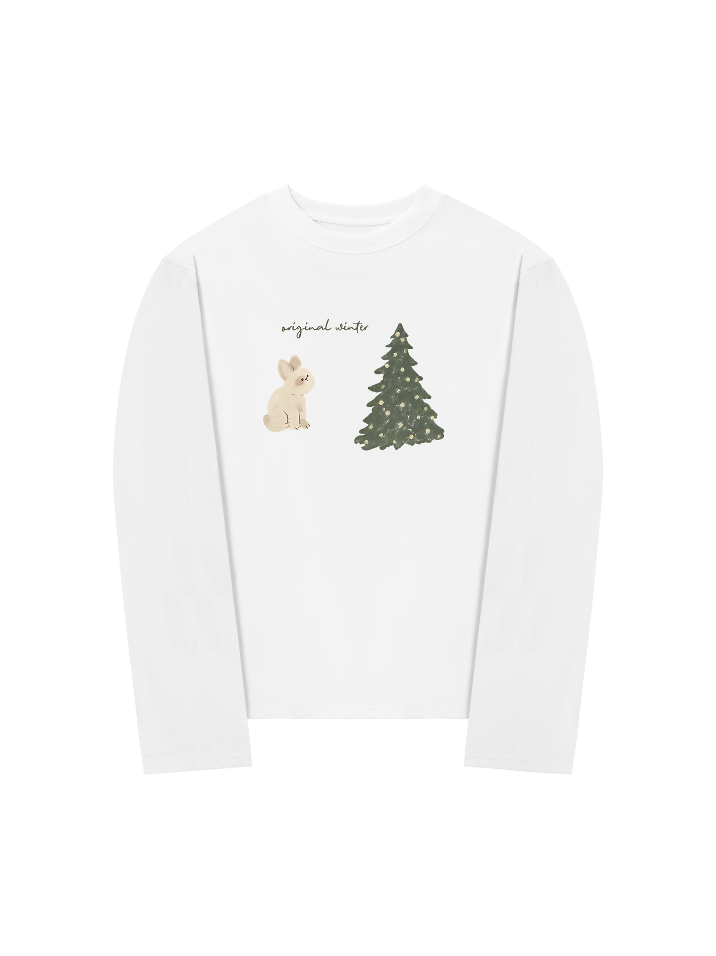 Áo Thun Dài Tay Winter Bunny Xmas