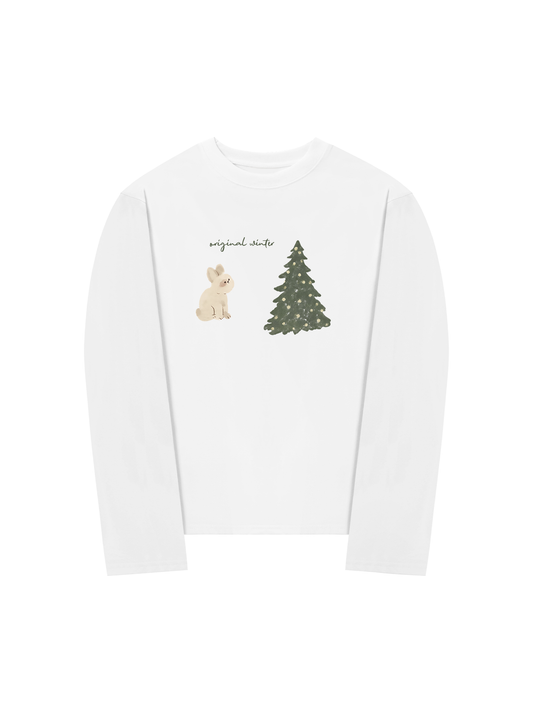 Áo Thun Dài Tay Winter Bunny Xmas