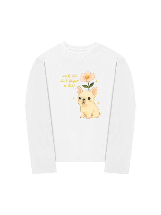 Áo Thun Dài Tay Work & Live Dog