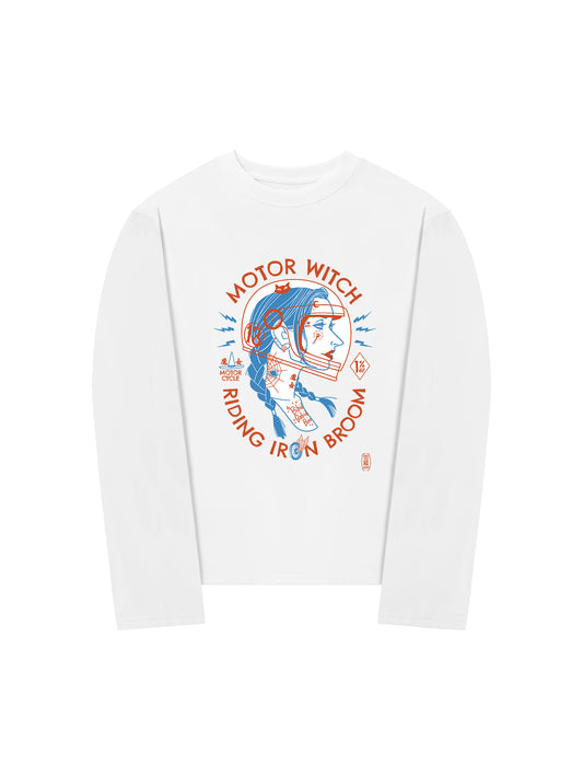 Áo Thun Dài Tay Motor Witch