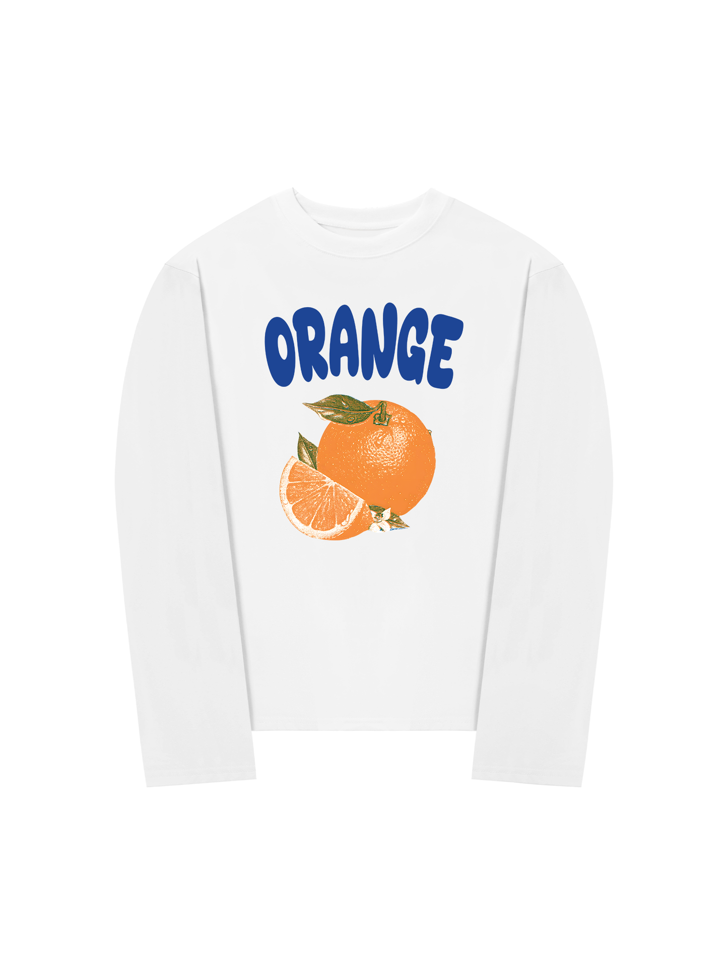 Áo Thun Dài Tay Summer Vibes Blue Orange