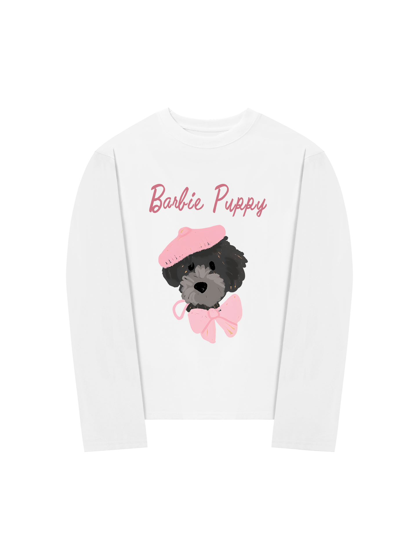 Áo Thun Dài Tay Animal Barbie Puppy