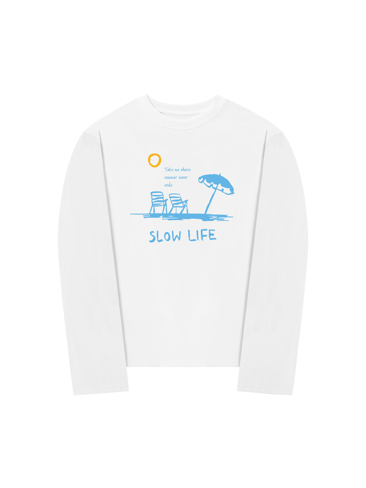 Áo Thun Dài Tay Slow Life