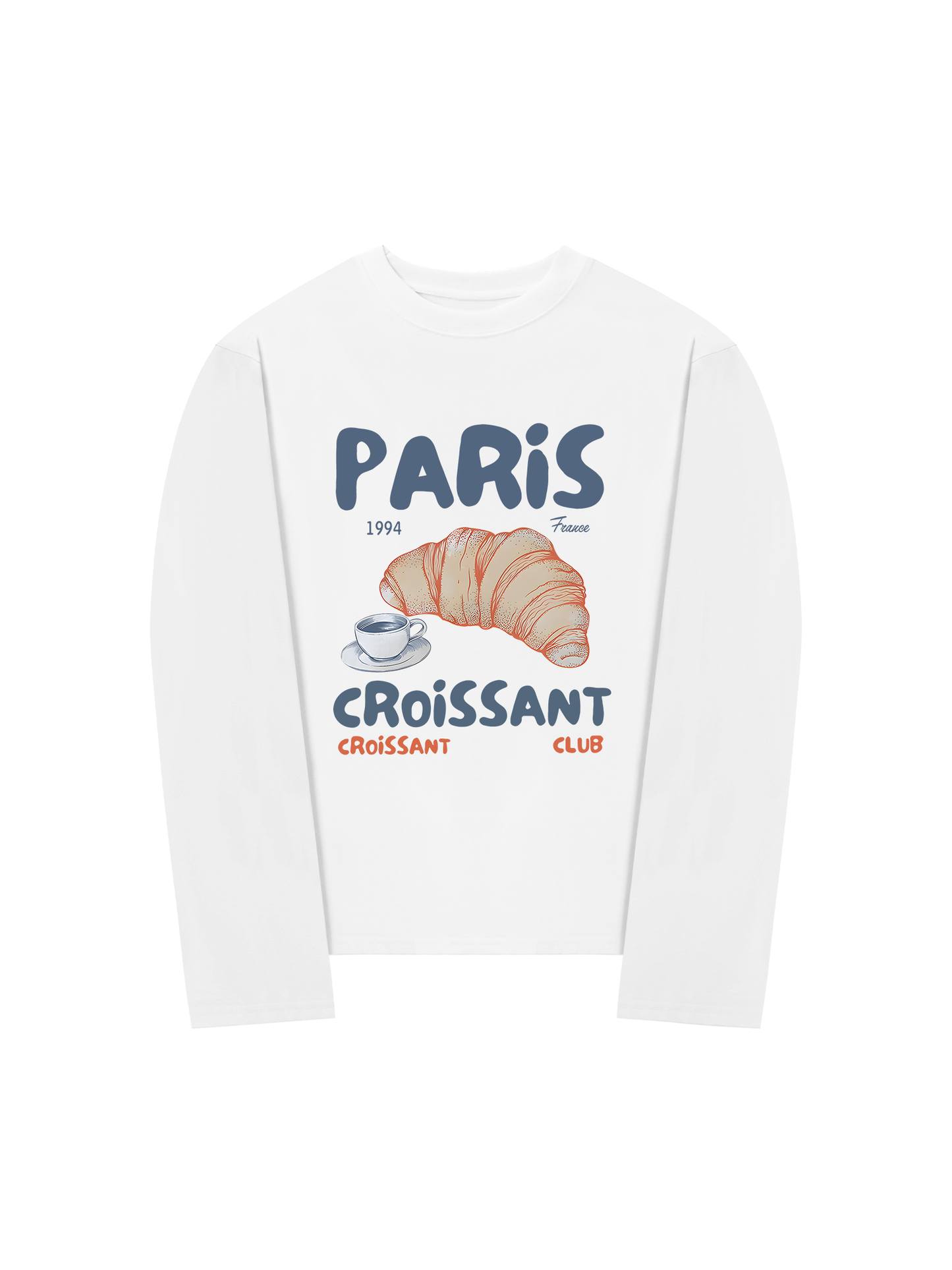 Áo Thun Dài Tay Paris Coissant