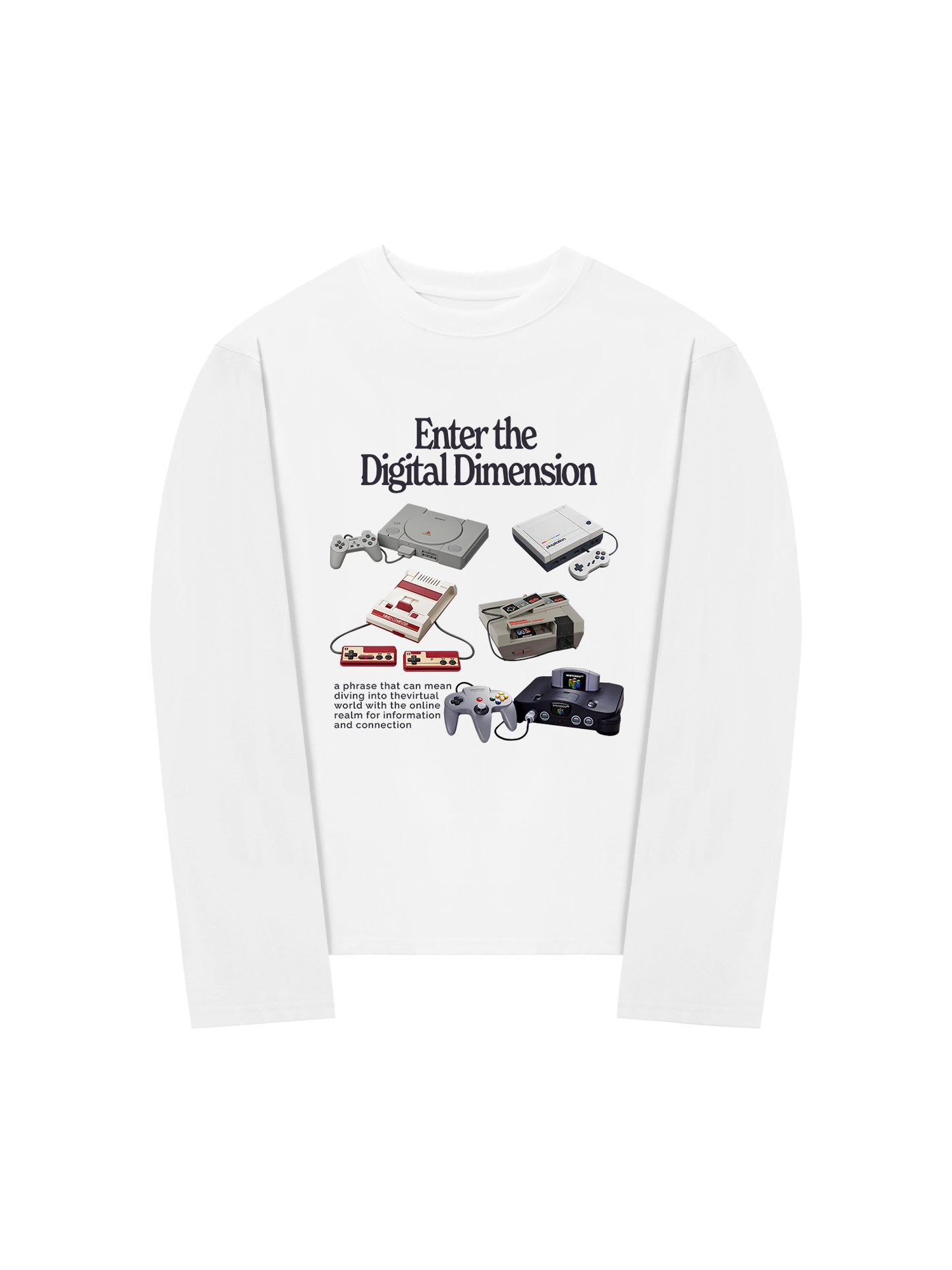 Áo Thun Dài Tay Enter The Digital Dimension