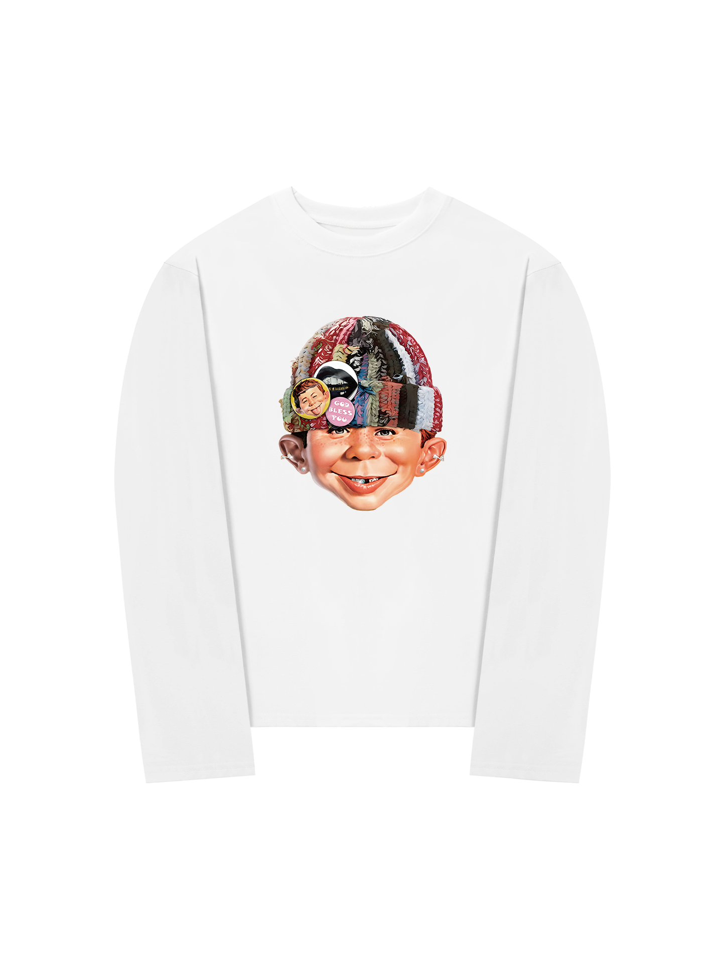 Áo Thun Dài Tay Bad Boy with Knit Cap
