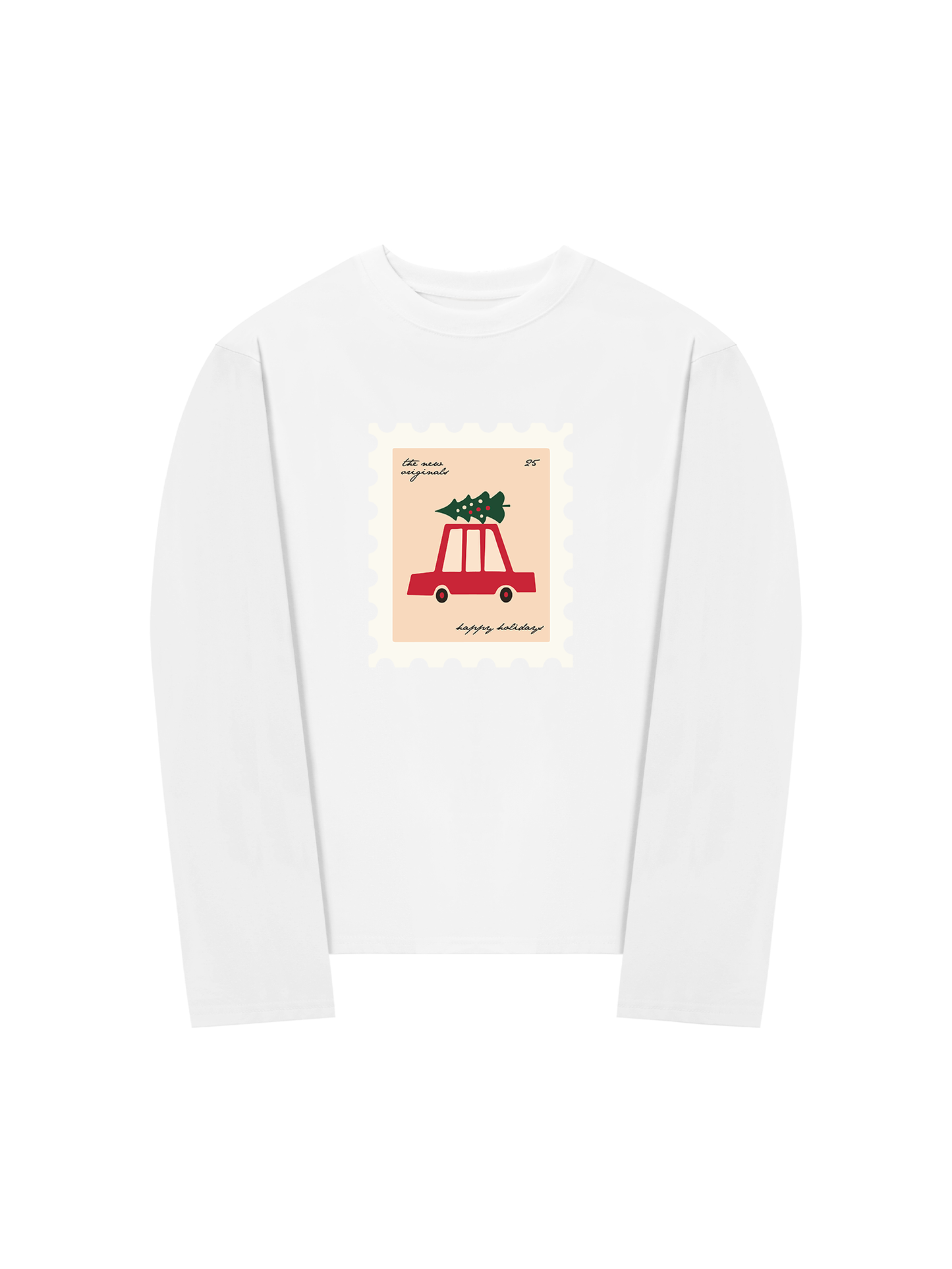Áo Thun Dài Tay Happy Holidays
