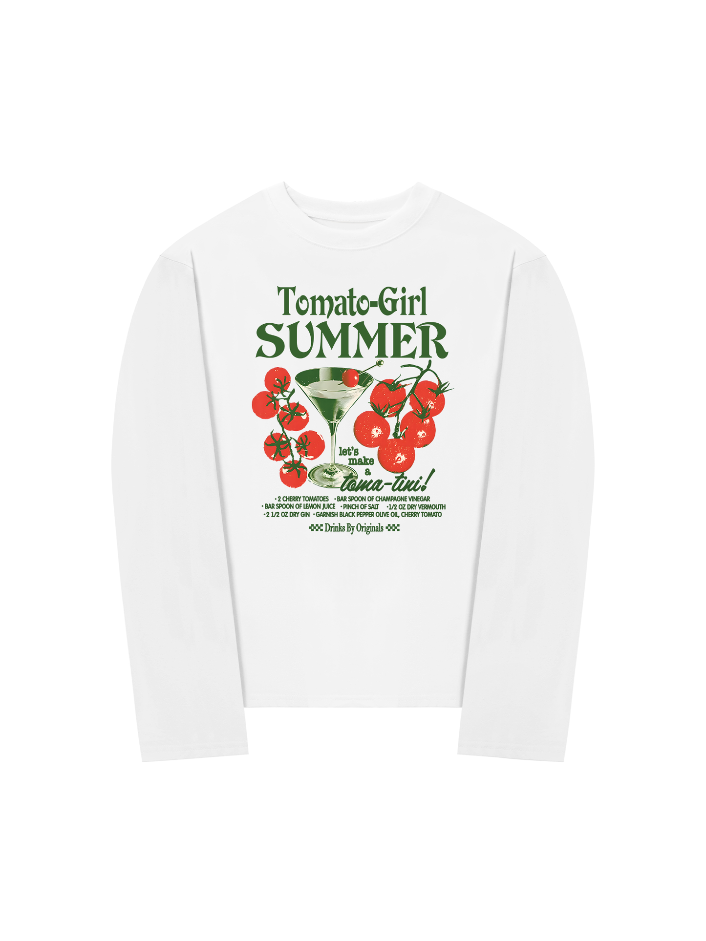 Áo Thun Dài Tay Summer Vibes Tomato Girl