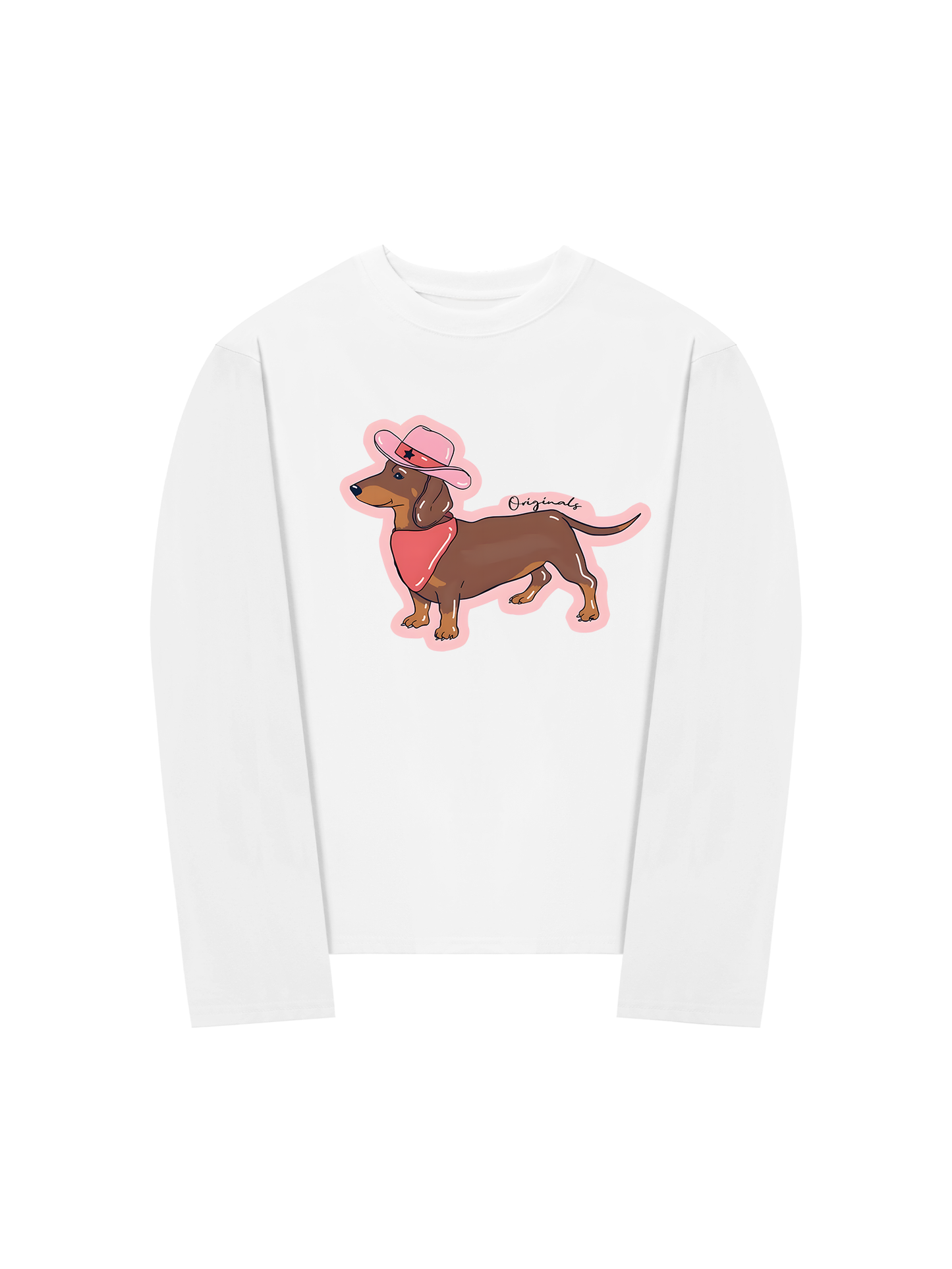 Áo Thun Dài Tay Howdy Dachshund