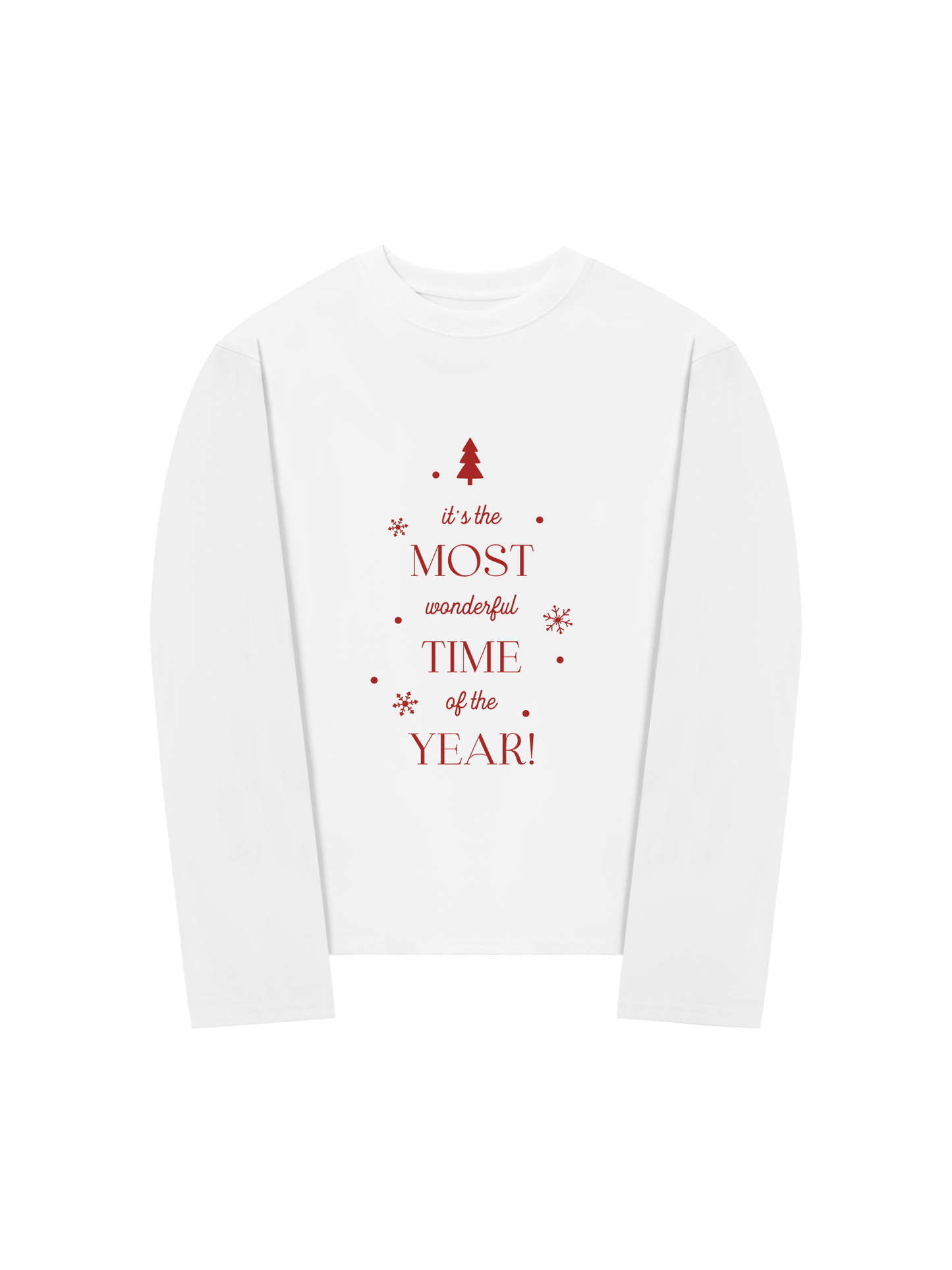 Áo Thun Dài Tay It_s The Most Wonderful Time Of The Year