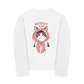 Áo Thun Dài Tay Meowy Cat Pink Plaid