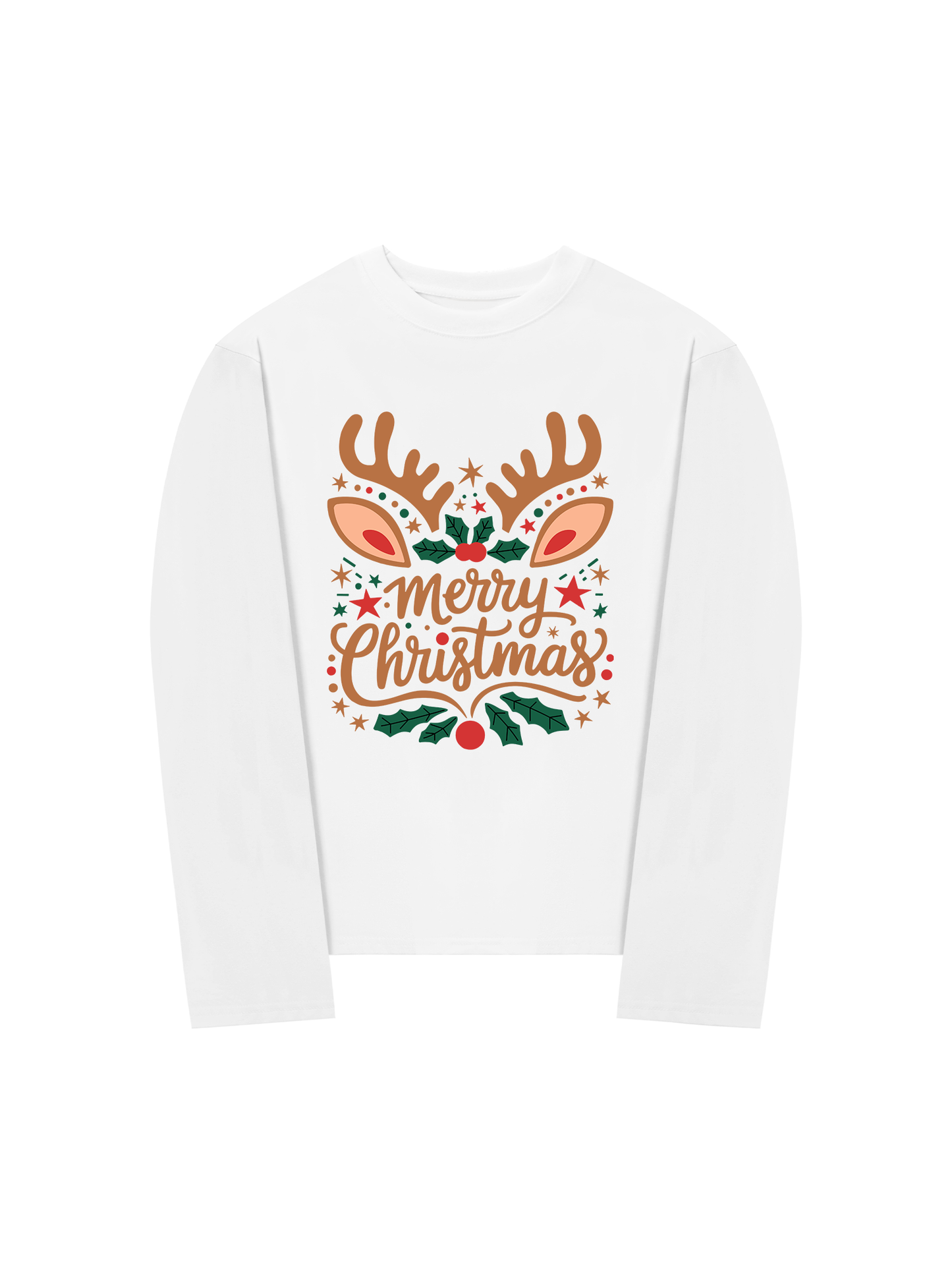 Áo Thun Dài Tay Holly Reindeer