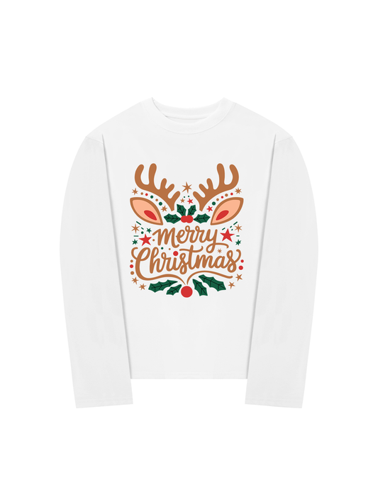 Áo Thun Dài Tay Holly Reindeer