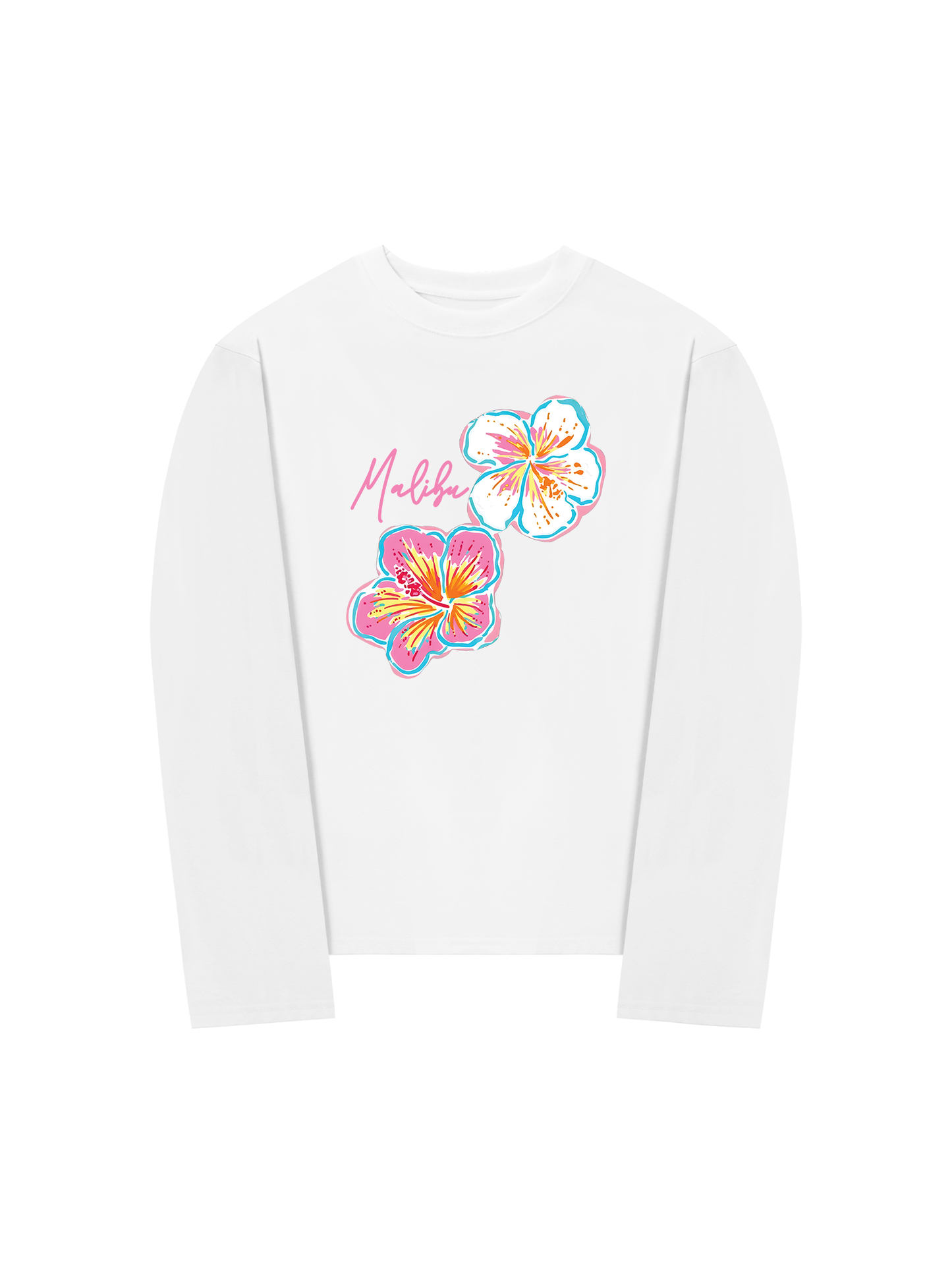 Áo Thun Dài Tay Summer Vibes Malibu Floral