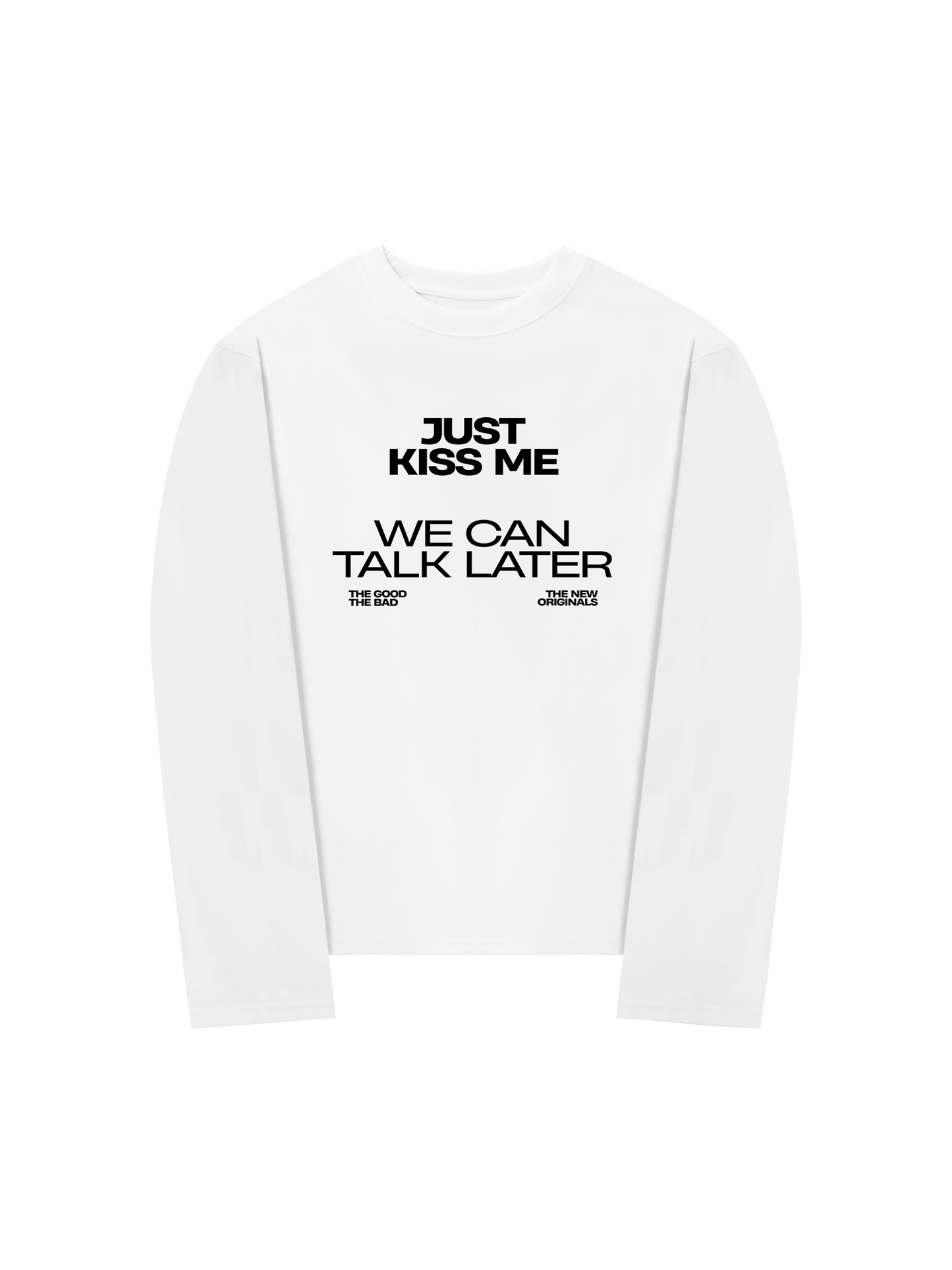Áo Thun Dài Tay Life Vibe Just Kiss Me