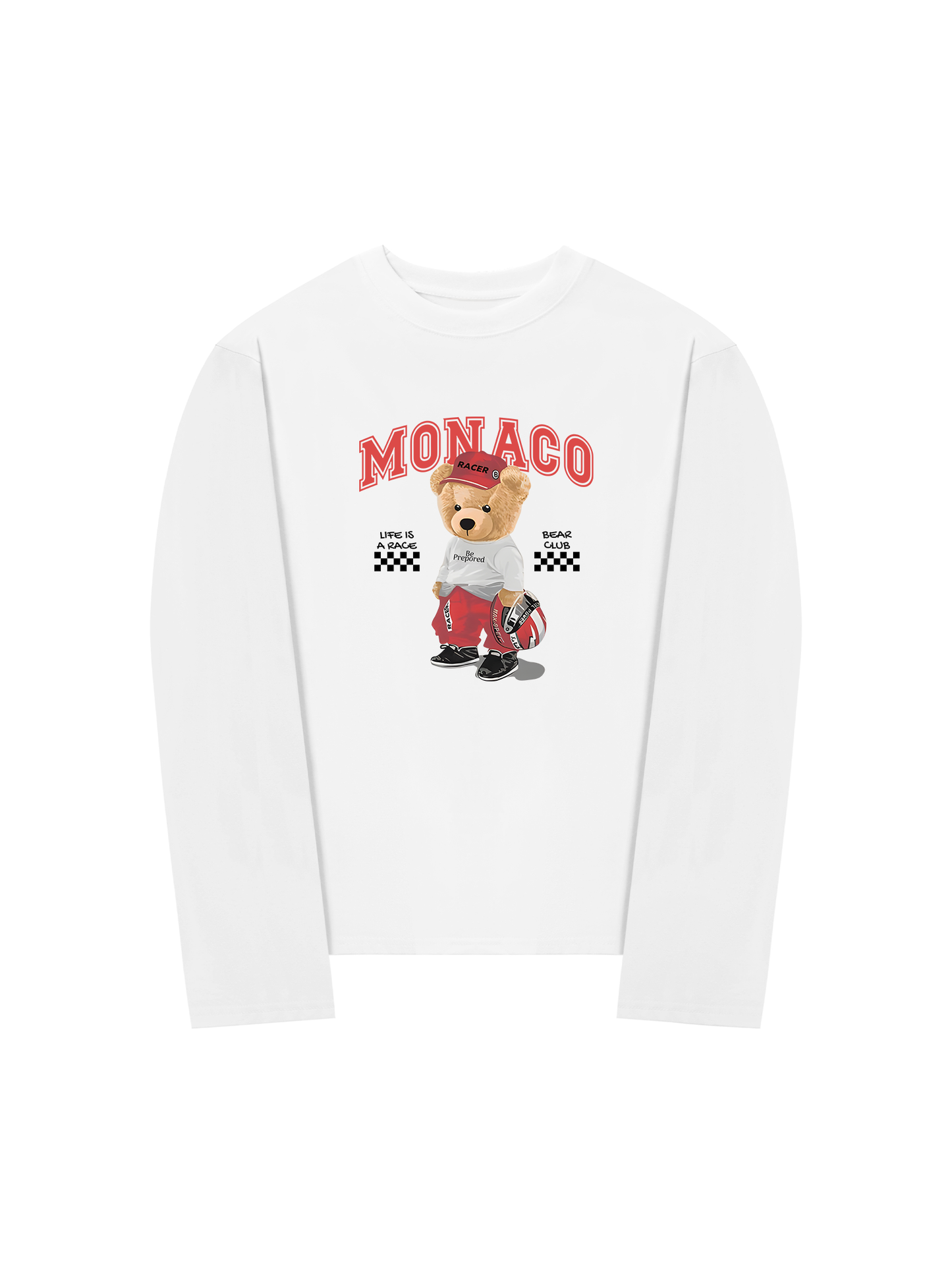 Áo Thun Dài Tay Monaco Bear Club