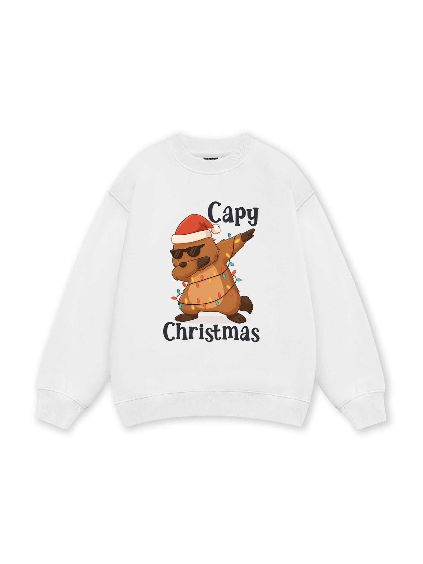 Capy Christmas Dab  Sweater