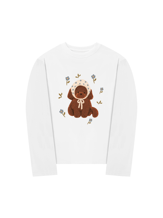 Áo Thun Dài Tay Cozy Puppy