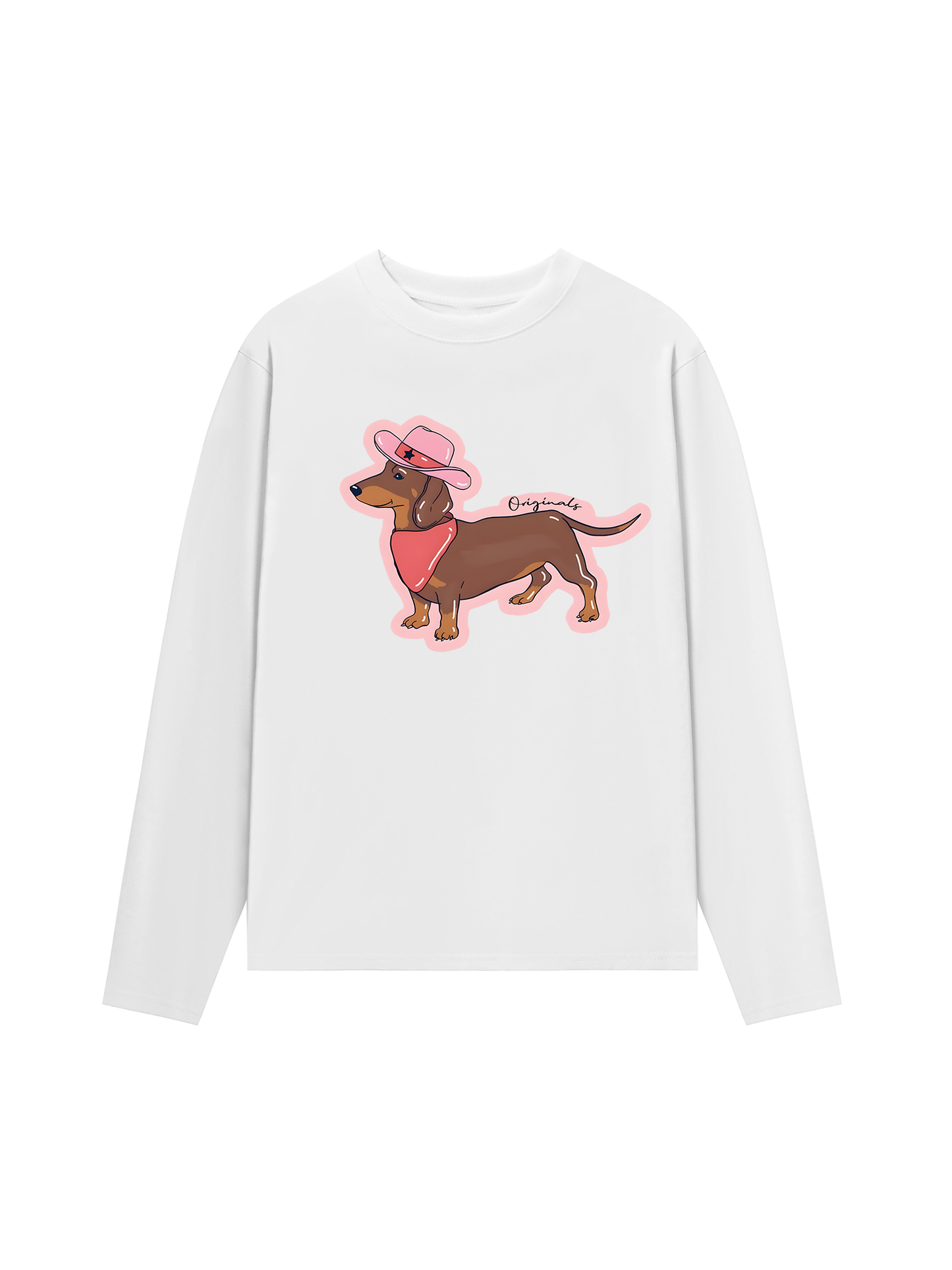 Áo Thun Dài Tay Howdy Dachshund