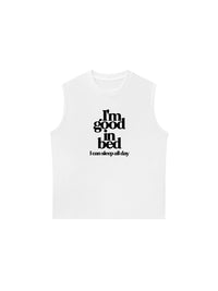 Áo Ba Lỗ Relaxed Fit Life Vibe Good In Bed