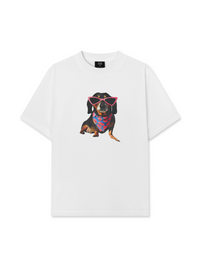 Áo Thun Relaxed Fit Animal Pink Glasses